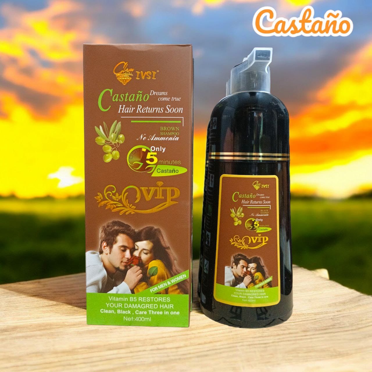 Shampoo Cubre Canas de 400ml IVSI