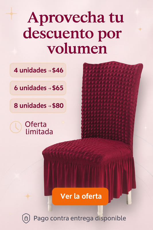 Forro para Sillas con Vuelo